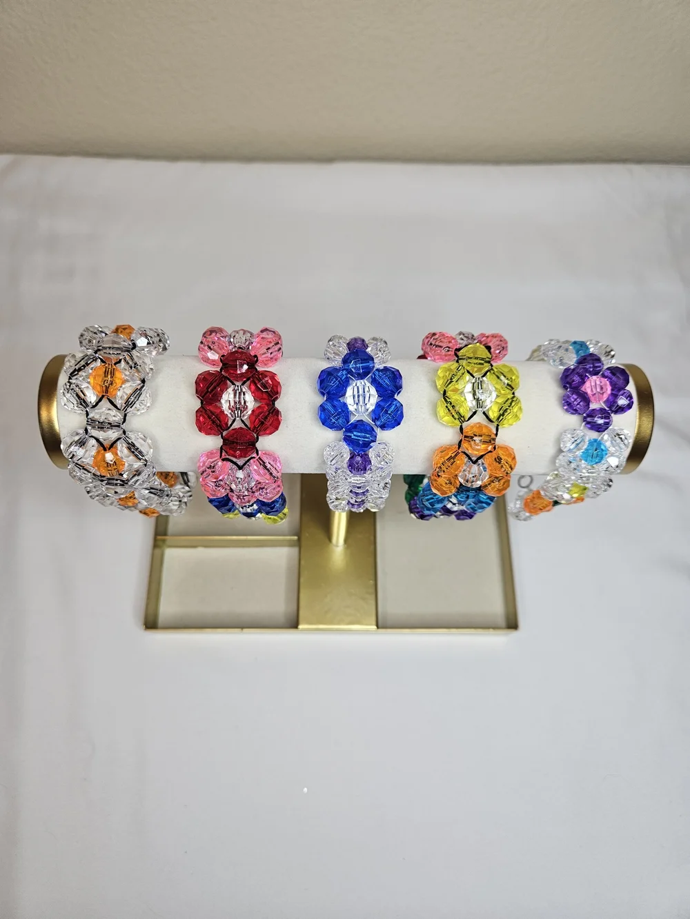Handmade Beaded Bracelet | Colorful Flower Bracelet | Choose Your Design